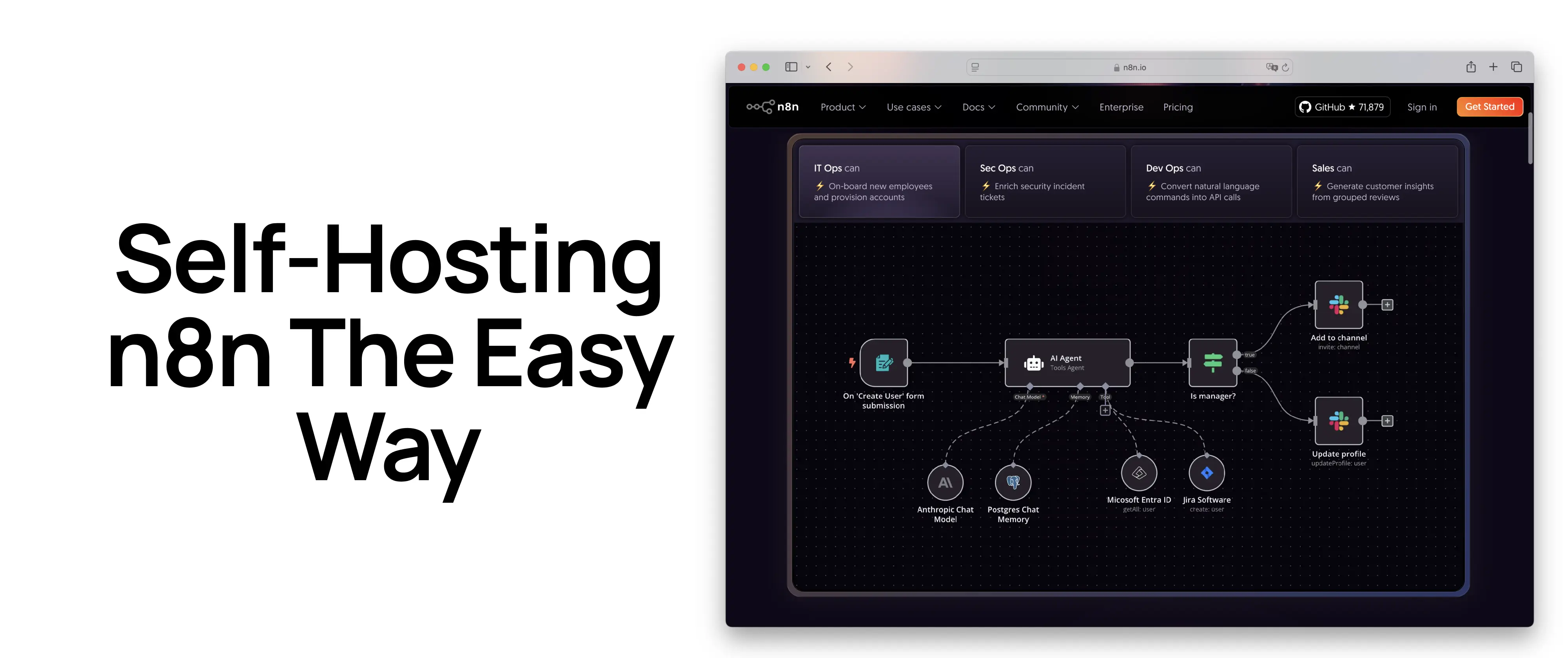Self-hosting n8n the easy way